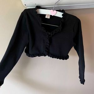 3T Sweet Ivy Black half sweater